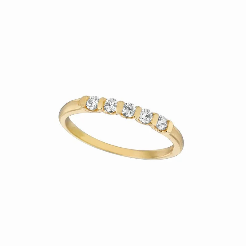 0.25 CT DIAMOND RING 14K GOLD