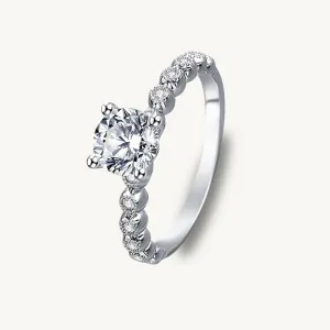 1 ct The Isabella Moissanite Diamond Engagement Ring