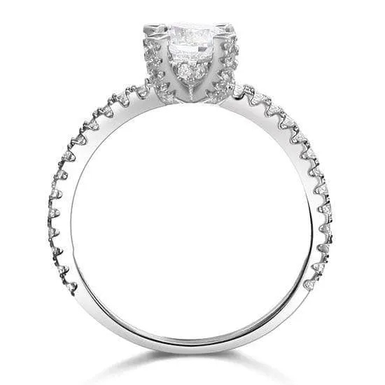 1.0 Ct Round Diamond 4 Prong Engagement Ring