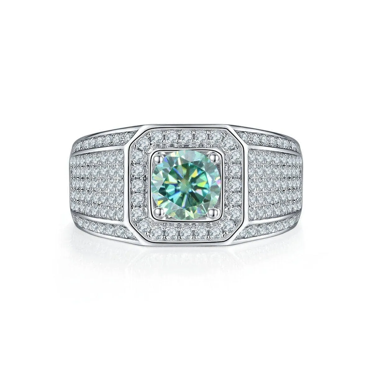 1.0ct Brilliant Round Men's Diamond Rings