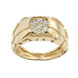 10K Yellow Gold Nugget Ring .5 Cwt.