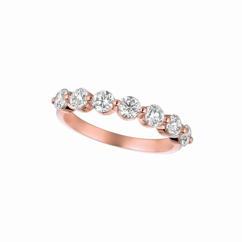 1.25 CT 7 STONE DIAMOND RING 14K GOLD