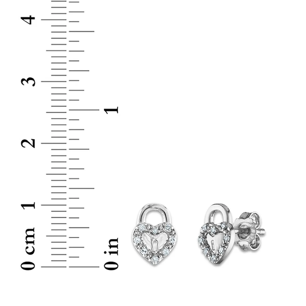 1/4 CTW Natural Diamond 3-Pair Stud Earrings in Sterling Silver