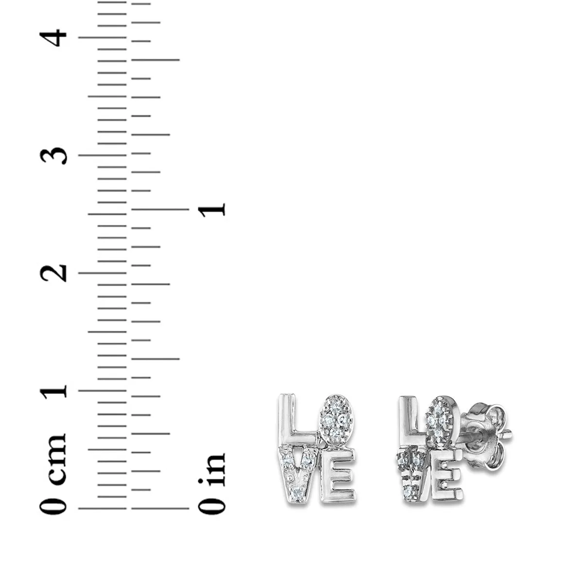 1/4 CTW Natural Diamond 3-Pair Stud Earrings in Sterling Silver