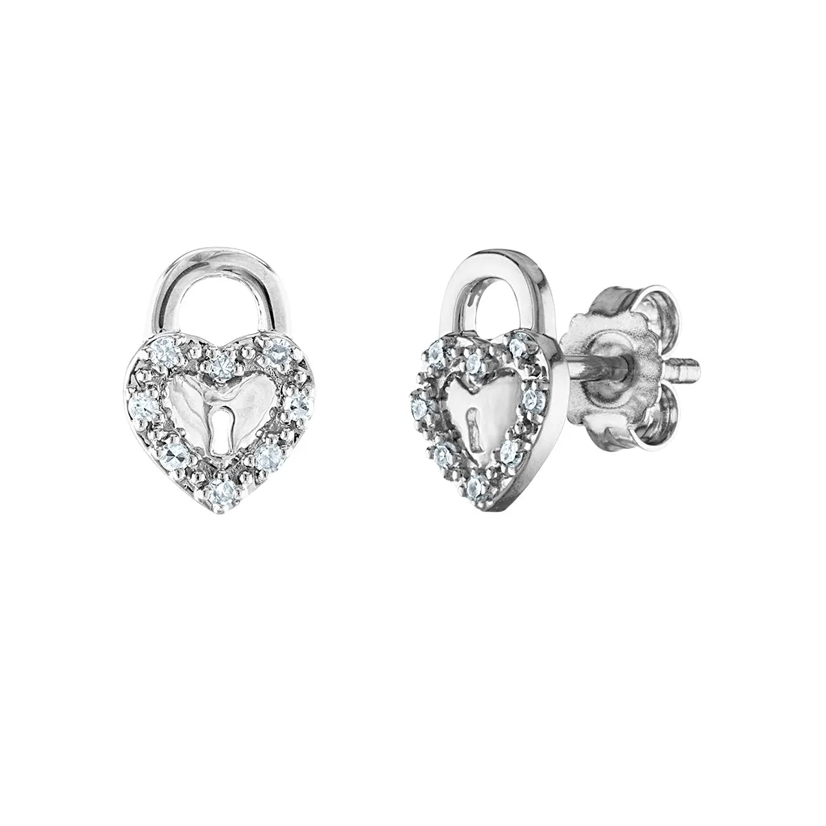 1/4 CTW Natural Diamond 3-Pair Stud Earrings in Sterling Silver