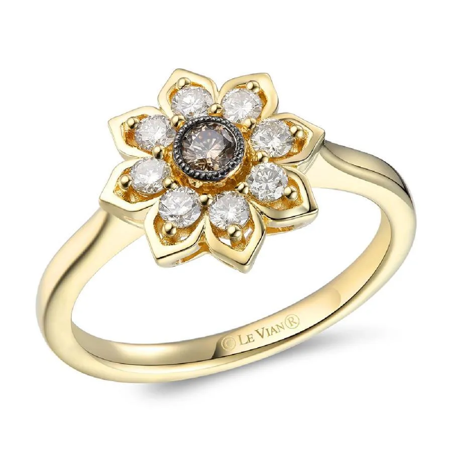 14K 0.41Ct Diamond Fashion Rings