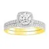 14K 1.33CT-Diamond Solitaire Bridal-Set