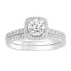 14K 1.33CT-Diamond Solitaire Bridal-Set