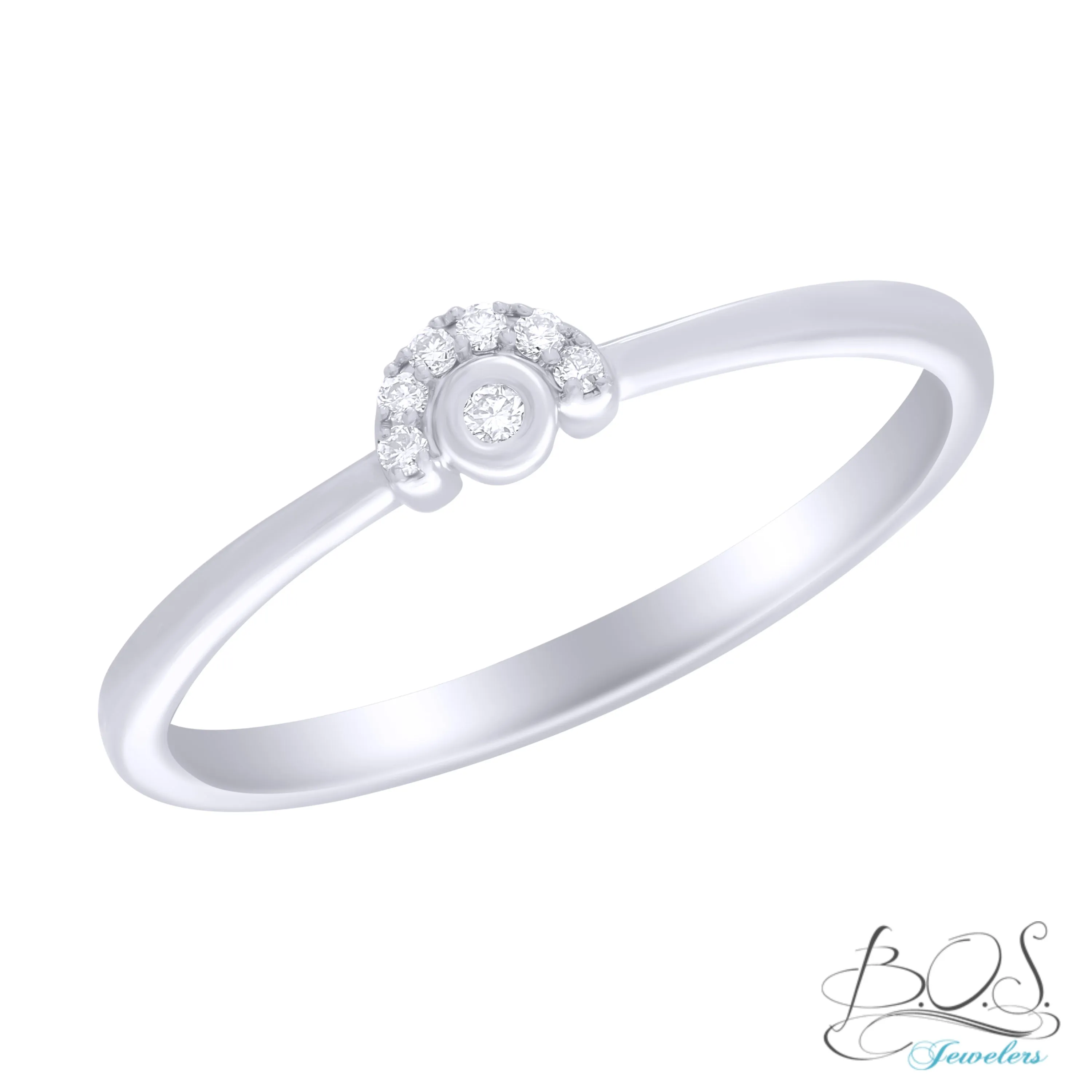 14K Gold Diamond Cluster Ring