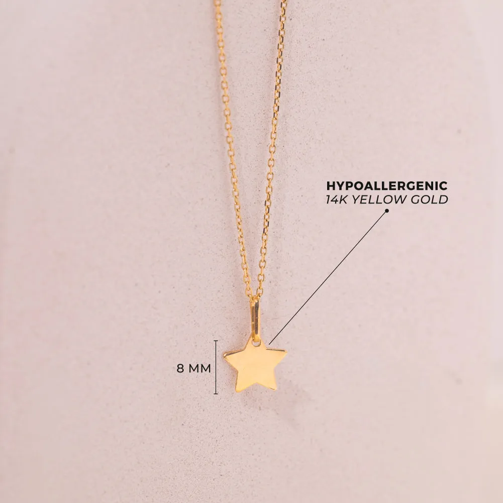 14k Gold Star Women's Pendant/Necklace