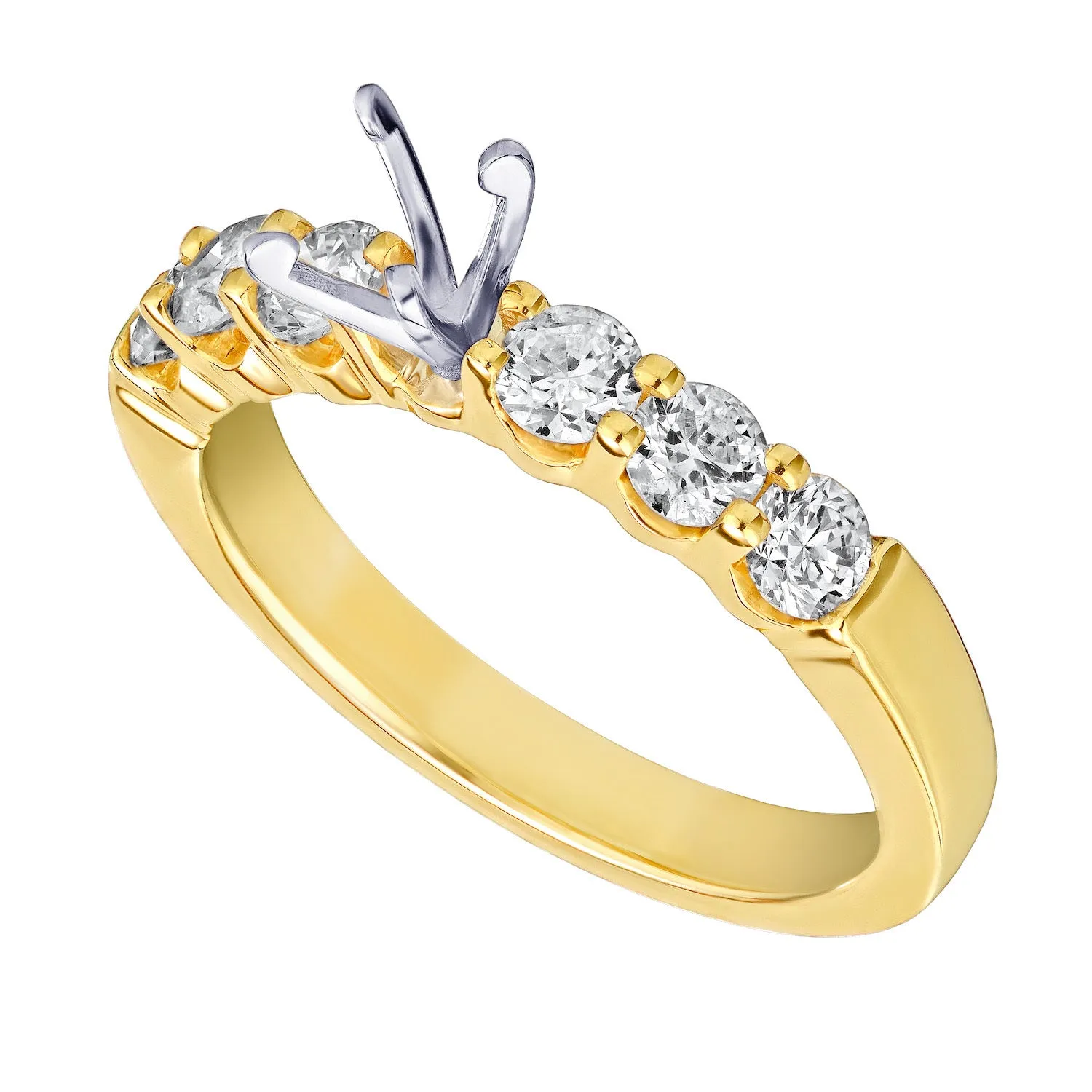 14K Yellow Gold Diamond Rings