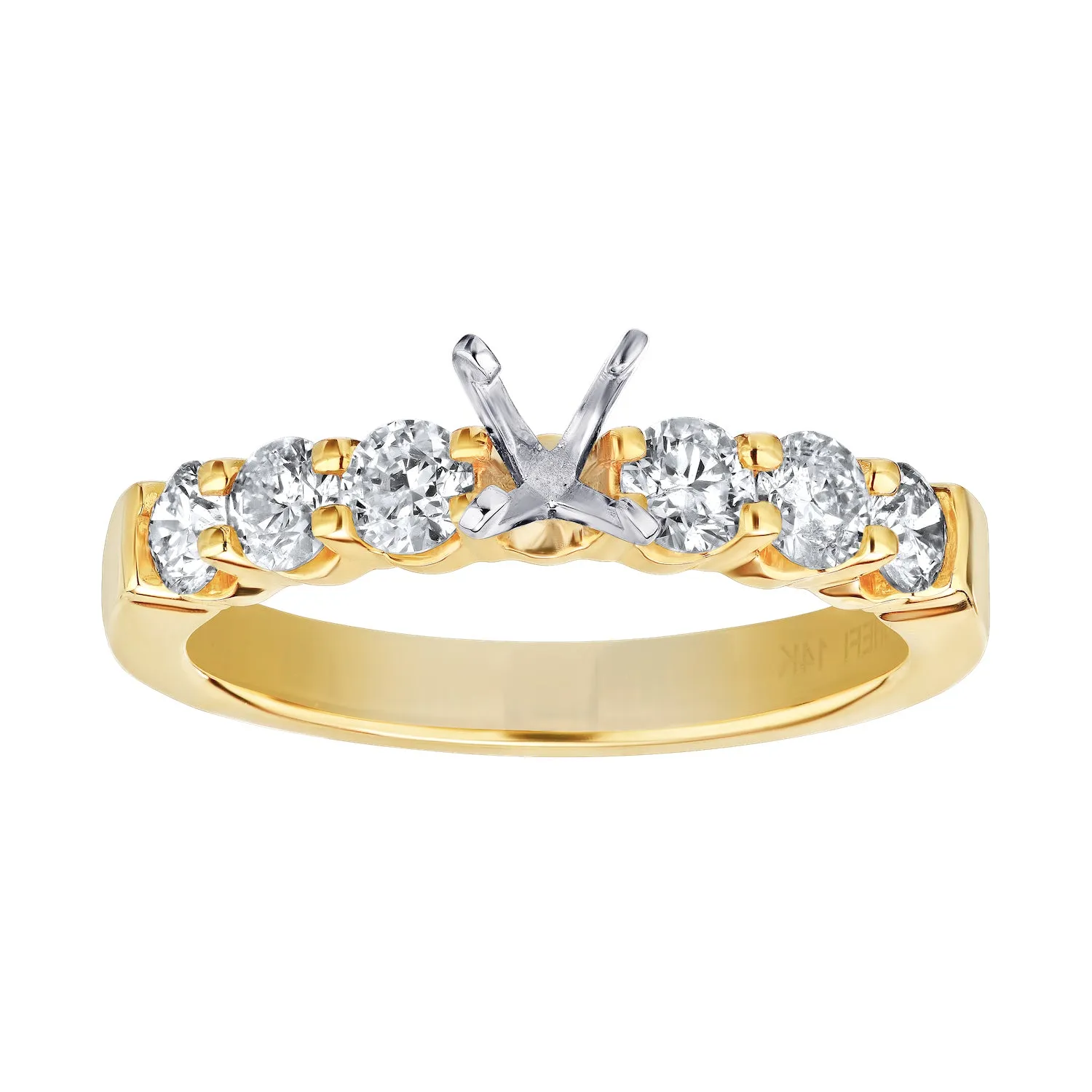 14K Yellow Gold Diamond Rings