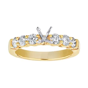 14K Yellow Gold Diamond Rings