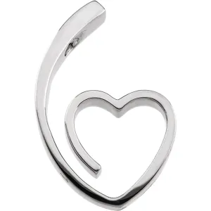 14k Yellow Gold Heart Pendant Slide
