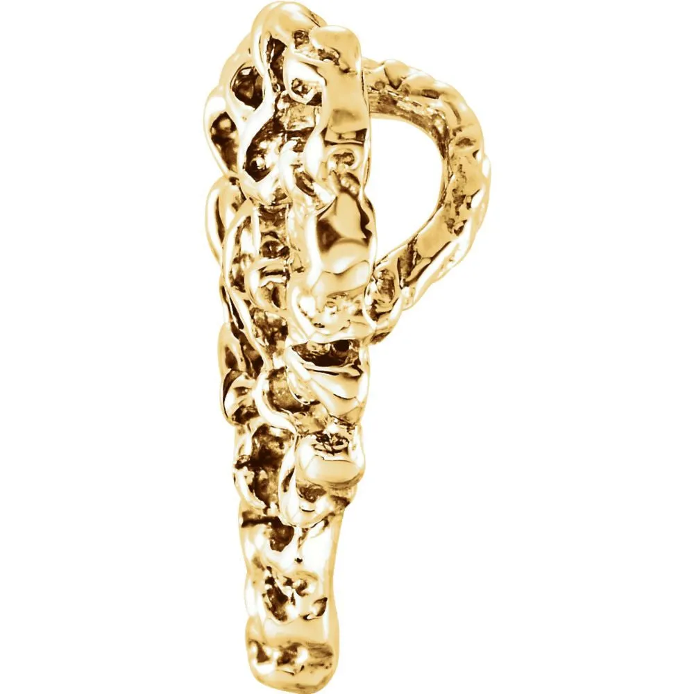 14k Yellow Gold Heart Pendant