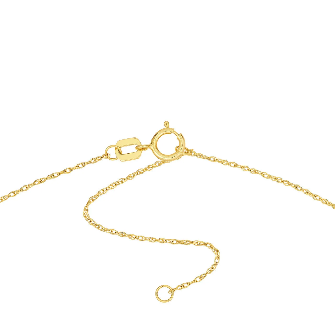 14K Yellow Gold Mini Star Pendant Necklace