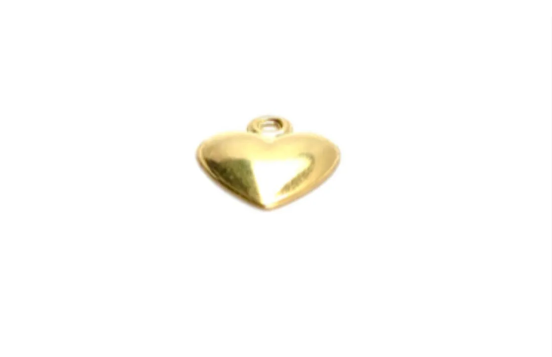 14KGF Heart Charm 1900-C