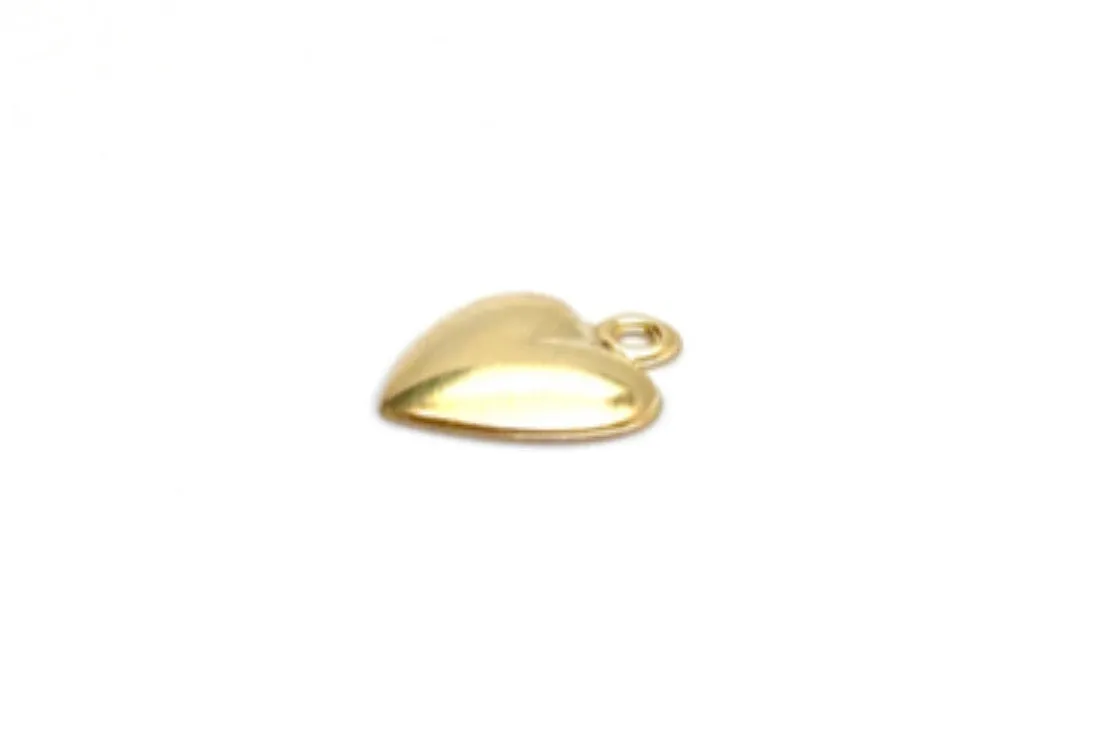 14KGF Heart Charm 1900-C