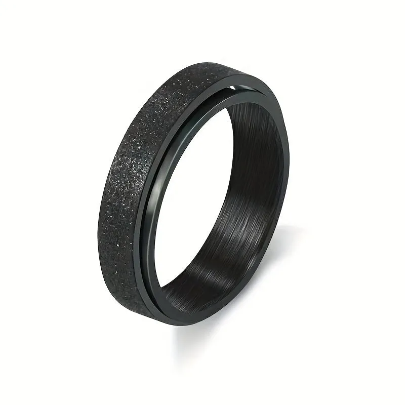 16pcs Men's Stainless Steel Geometric Wedding Ring Set