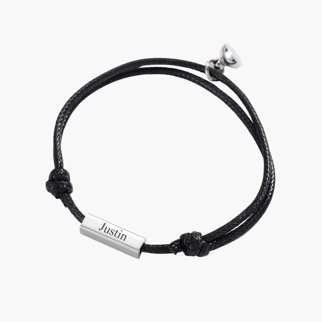 2 Bracelets Corde pour Couple