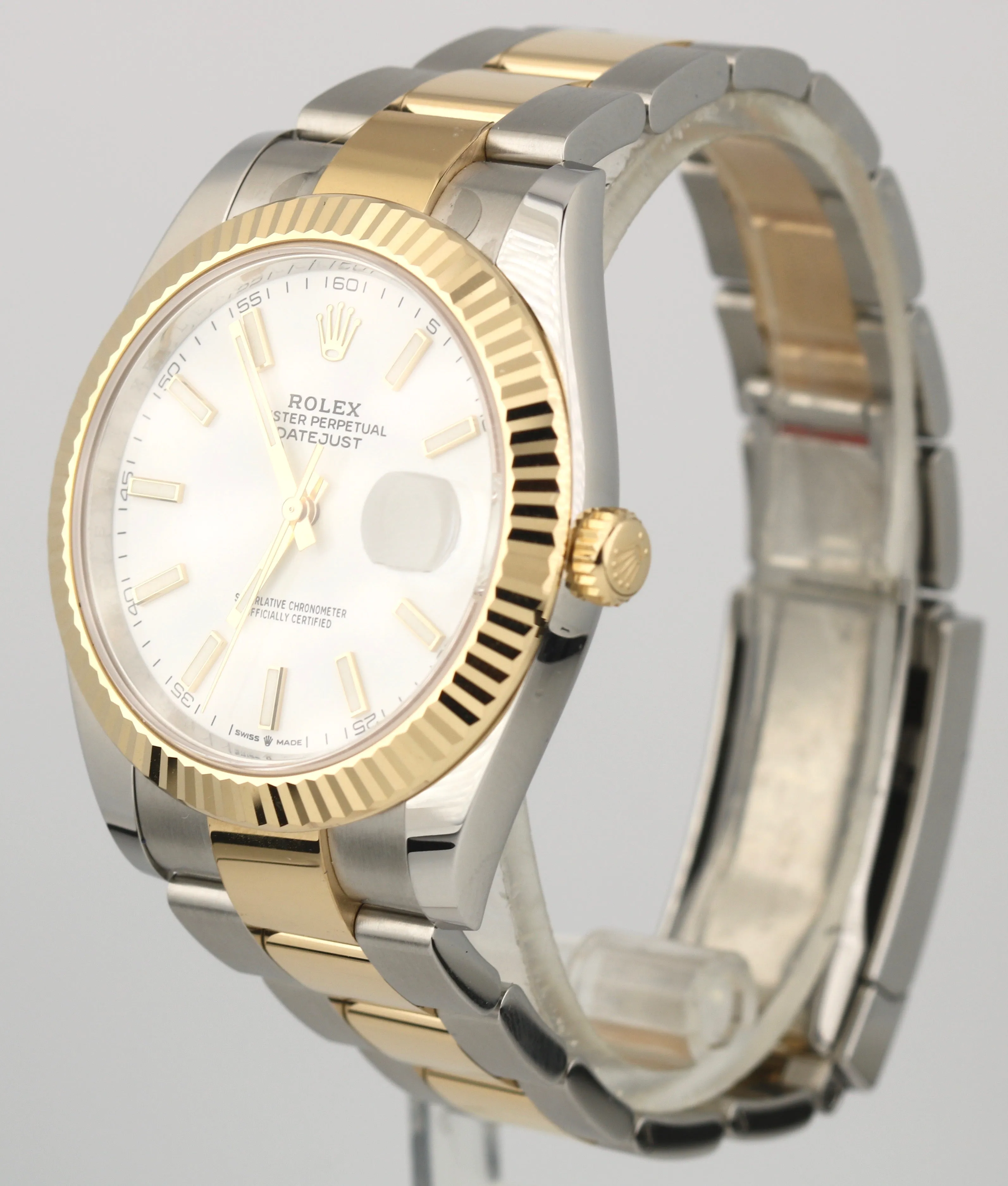 2021 UNPOLISHED Rolex DateJust 41 II 126333 Silver Two-Tone 41mm Oyster Watch