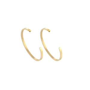 2Pcs 4mm width Gold Color Couple Combo Unisex Bracelets with Your Customized text and Adjustable Size