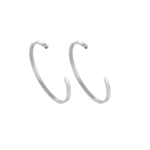 2Pcs 4mm width Silver Color Couple Combo Unisex Bracelets with Your Customized text and Adjustable Size