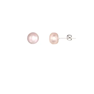 705-02 | 7MM PINK FRESHWATER PEARL STUD EARRINGS