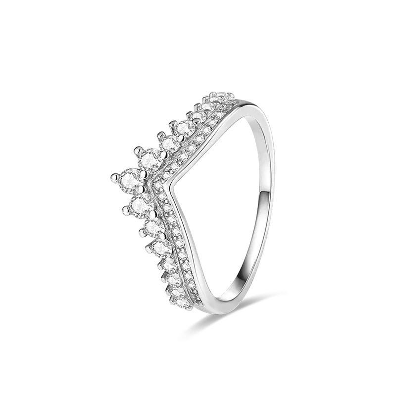925 Sterling Silver Geometric Butterfly Cocktail Women Ring