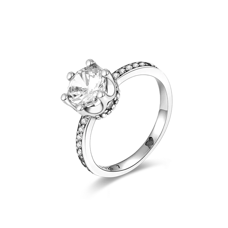 925 Sterling Silver Geometric Butterfly Cocktail Women Ring