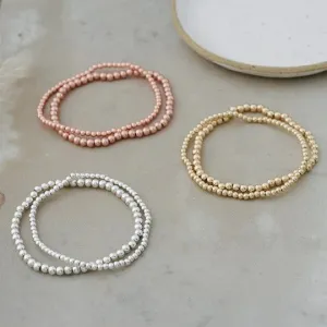 A COUPLE BRACELETS - rose gold or silver