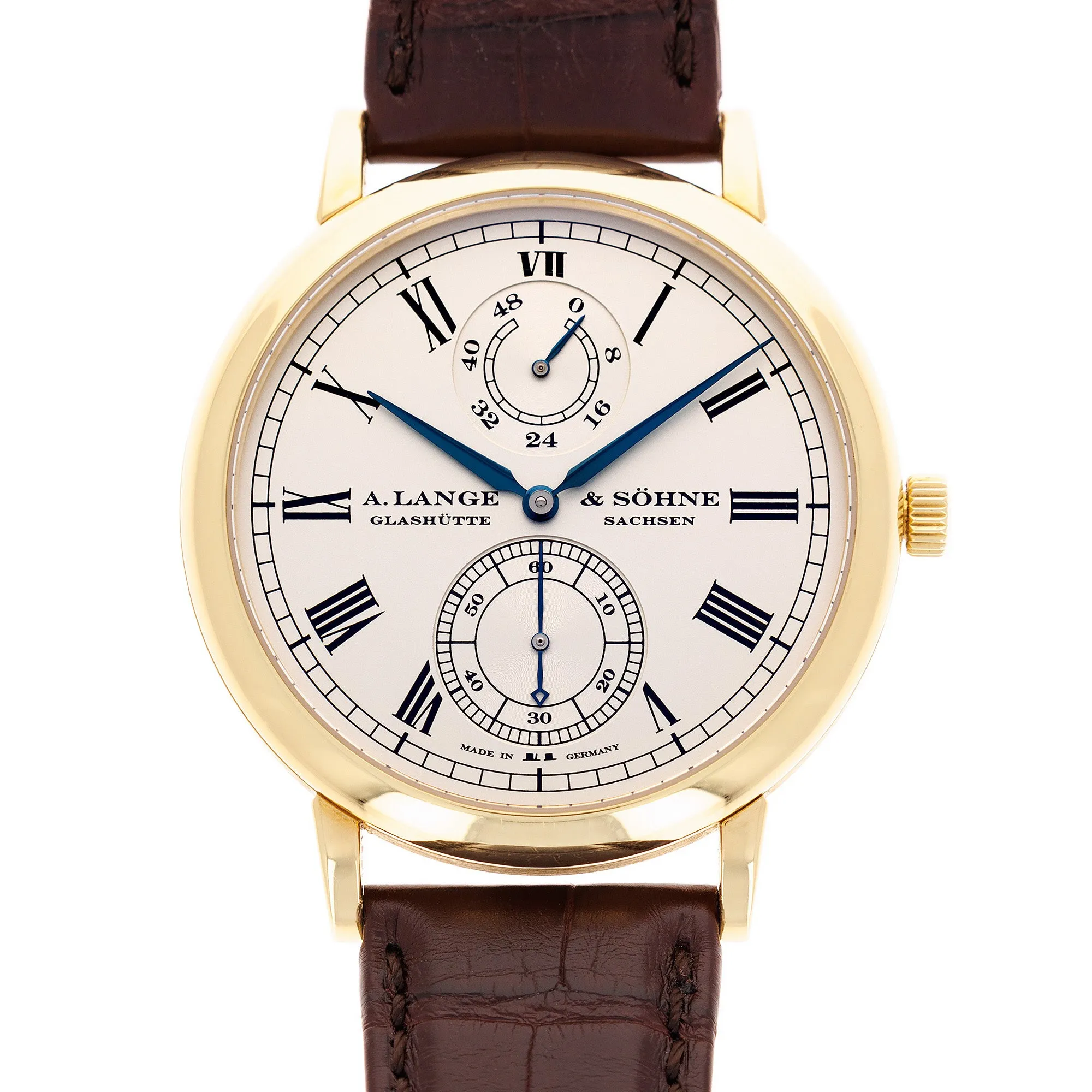 A. Lange and Sohne Yellow Gold Grosse Langematik Gangreserve Ref. 304.048, Limited Wempe Anniversary Edition of 100