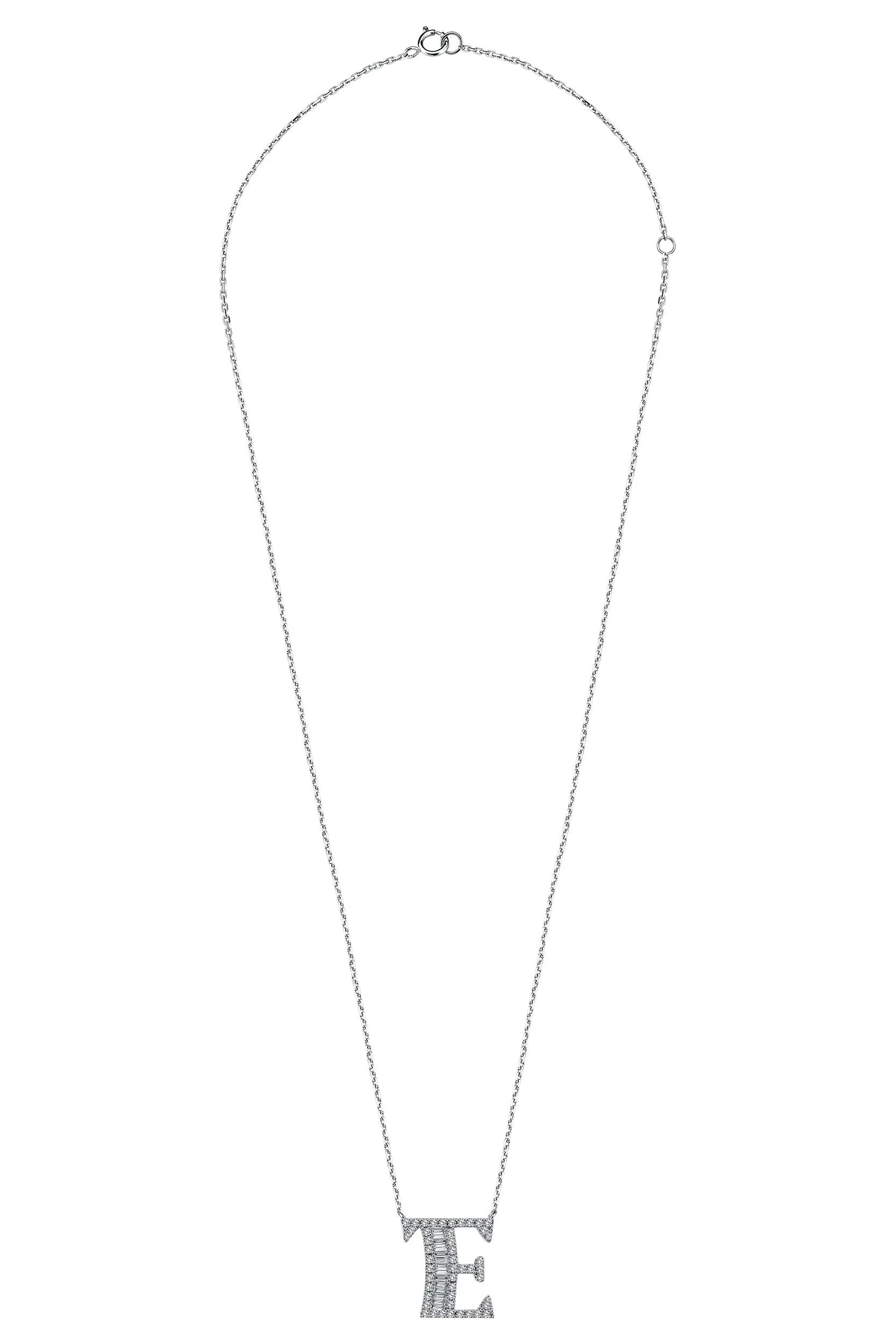 ALPHA "E" NECKLACE
