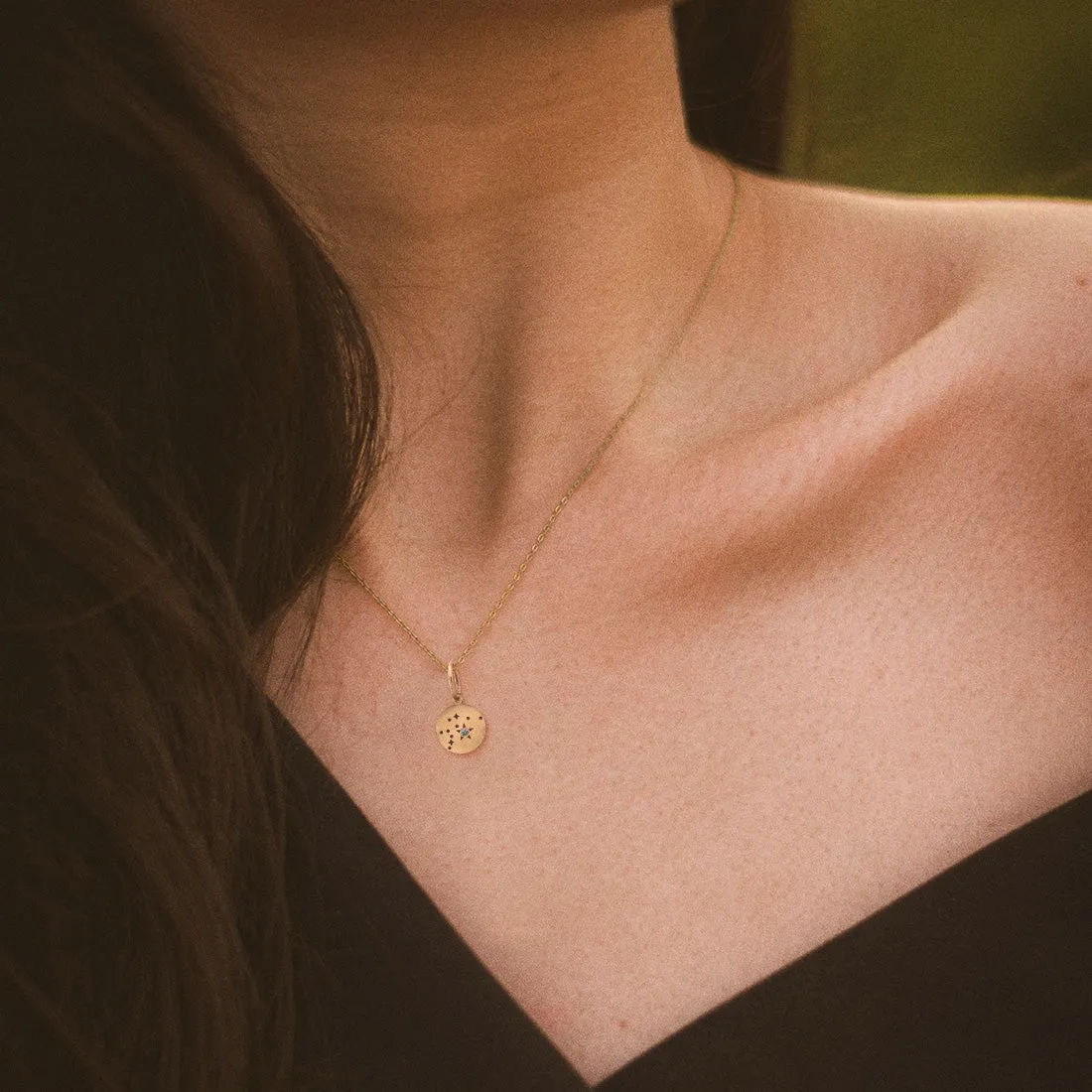 Aquarius Mini Constellation Charm