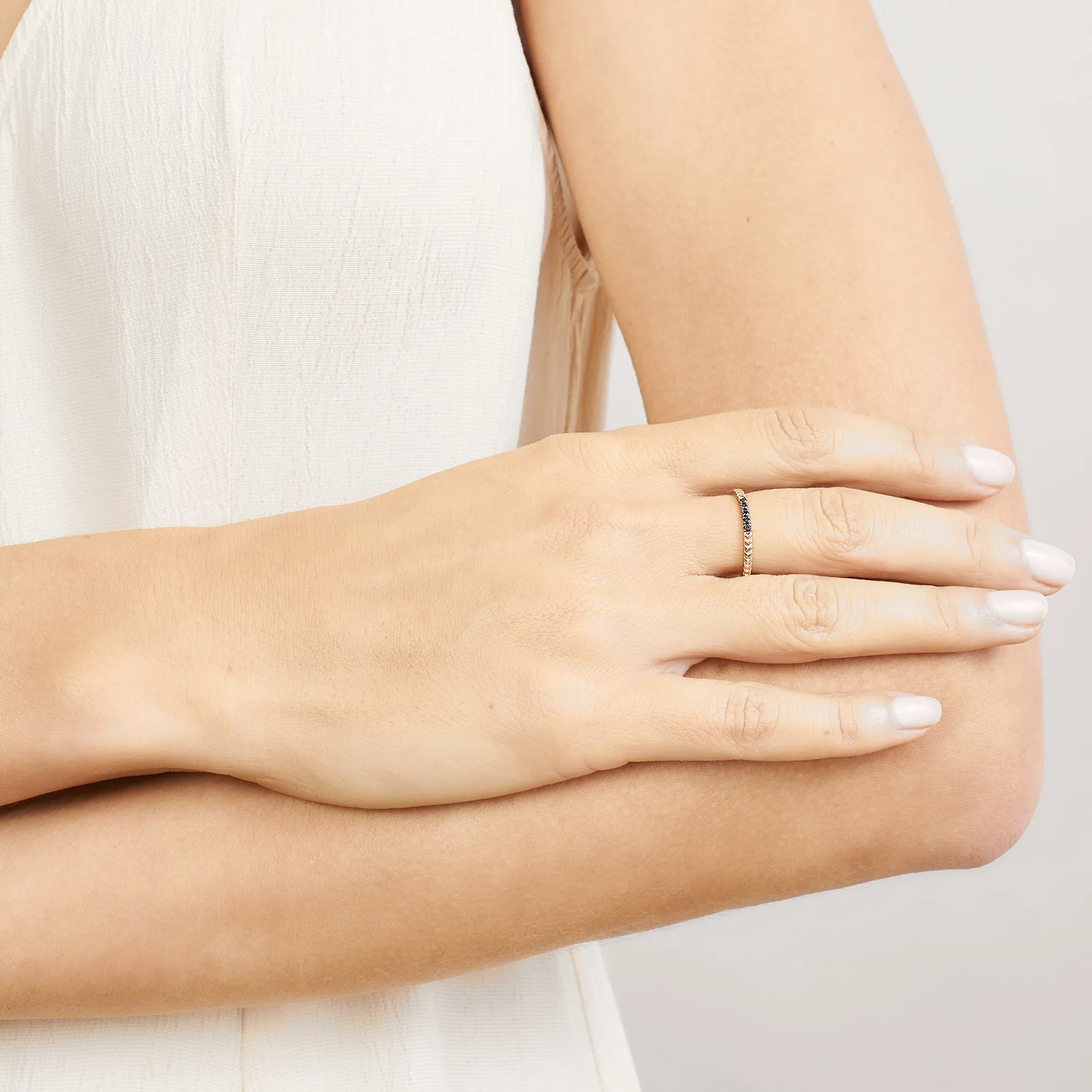 Arya Ring | Black Diamonds