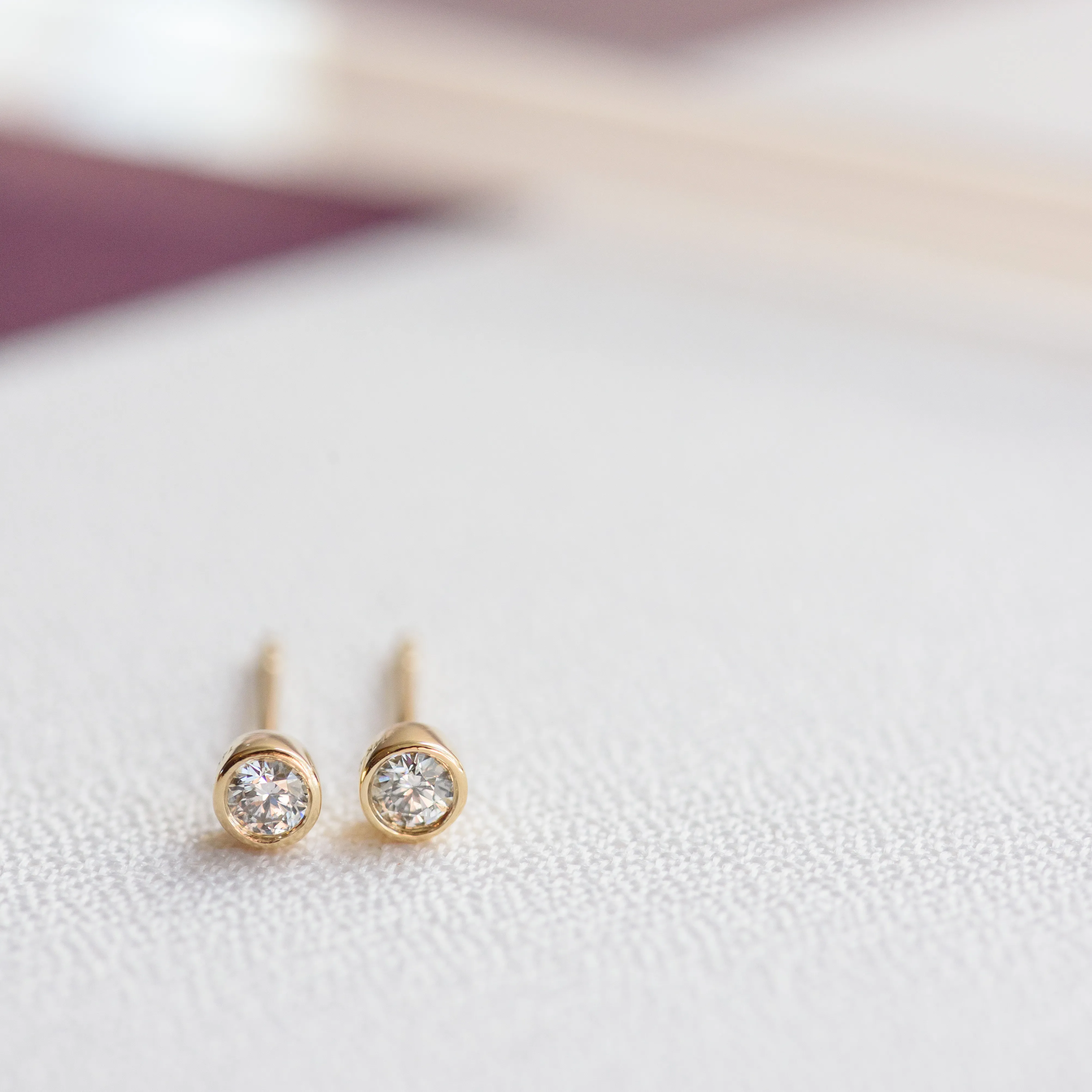 Audrey Diamond Stud Earrings