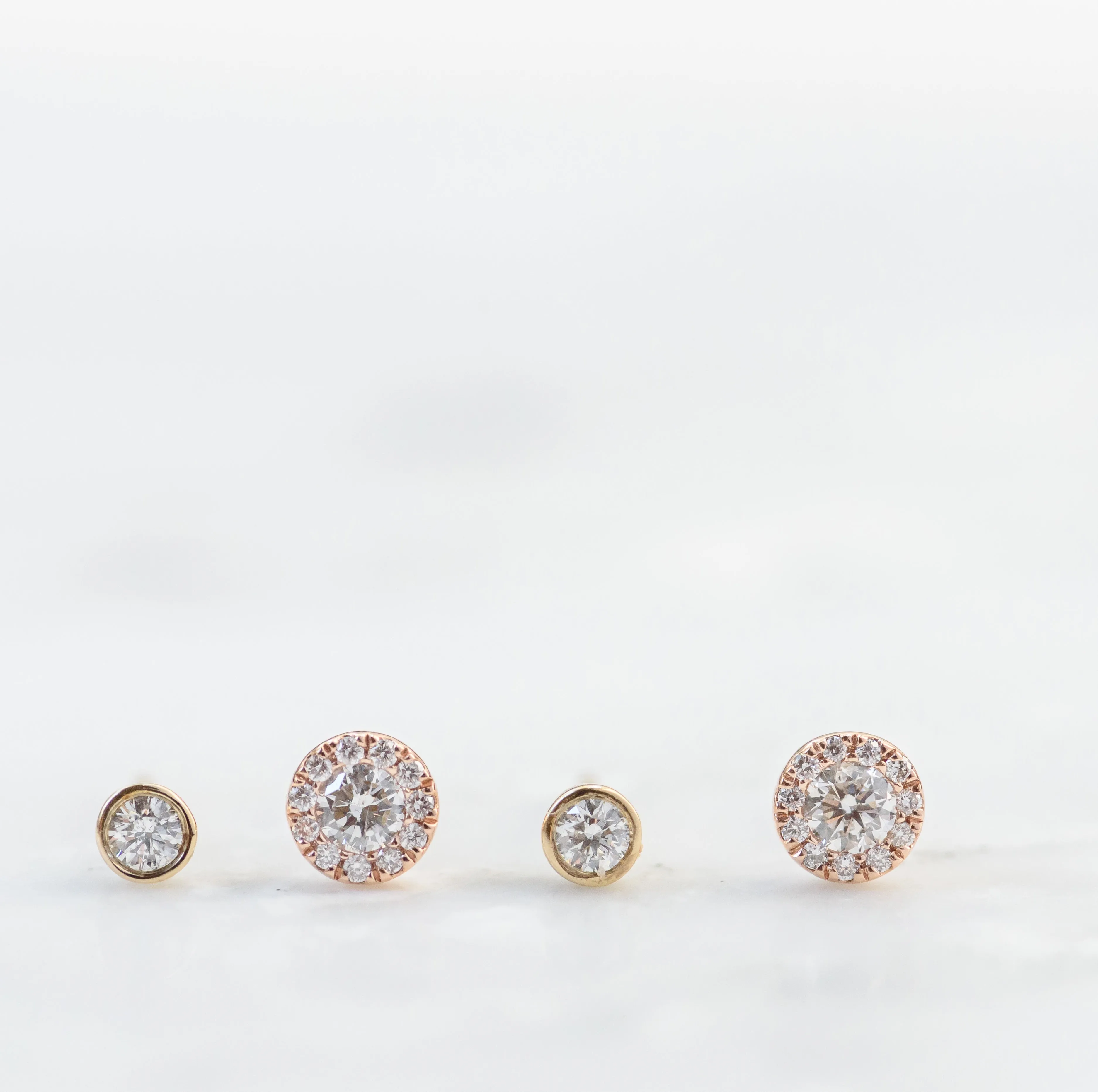Audrey Diamond Stud Earrings
