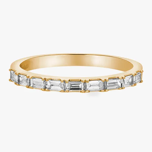 Baguette Diamond Band Ring - Lab Grown Diamonds | VS Clarity