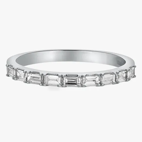 Baguette Diamond Band Ring - Lab Grown Diamonds | VS Clarity