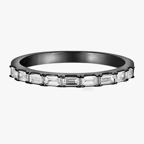 Baguette Diamond Band Ring - Lab Grown Diamonds | VS Clarity