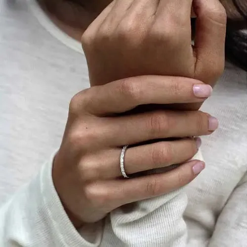 Baguette Diamond Band Ring - Lab Grown Diamonds | VS Clarity