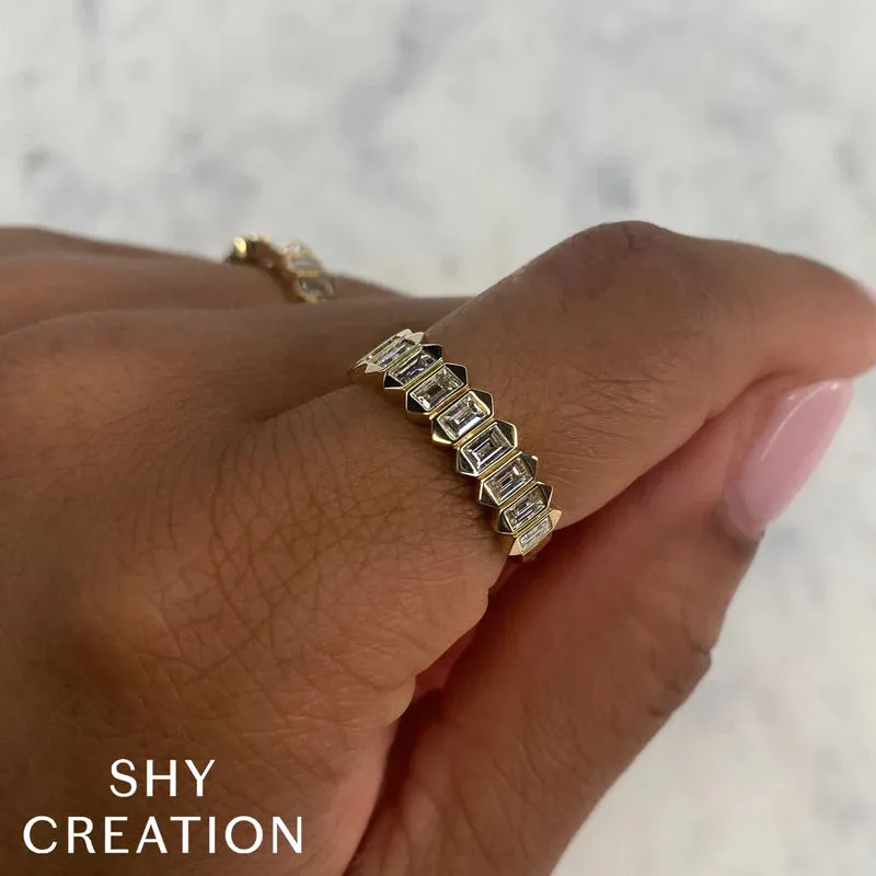 Baguette Diamond Band