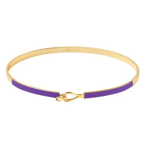 BANGLE UP - LILY deep purple bracelet