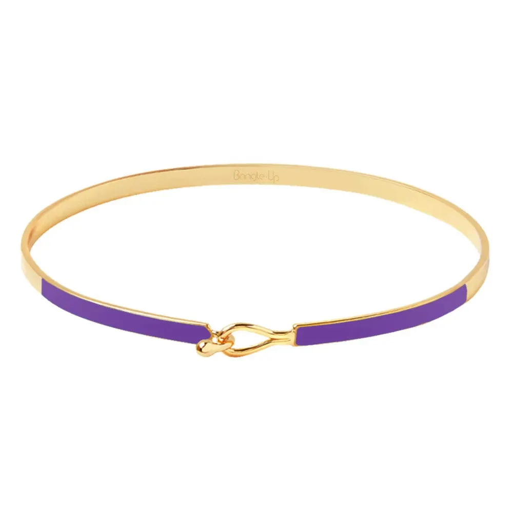 BANGLE UP - LILY deep purple bracelet