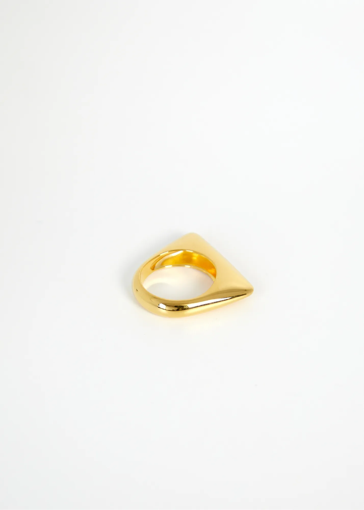 BAR Jewellery Angle Ring | Gold Plated