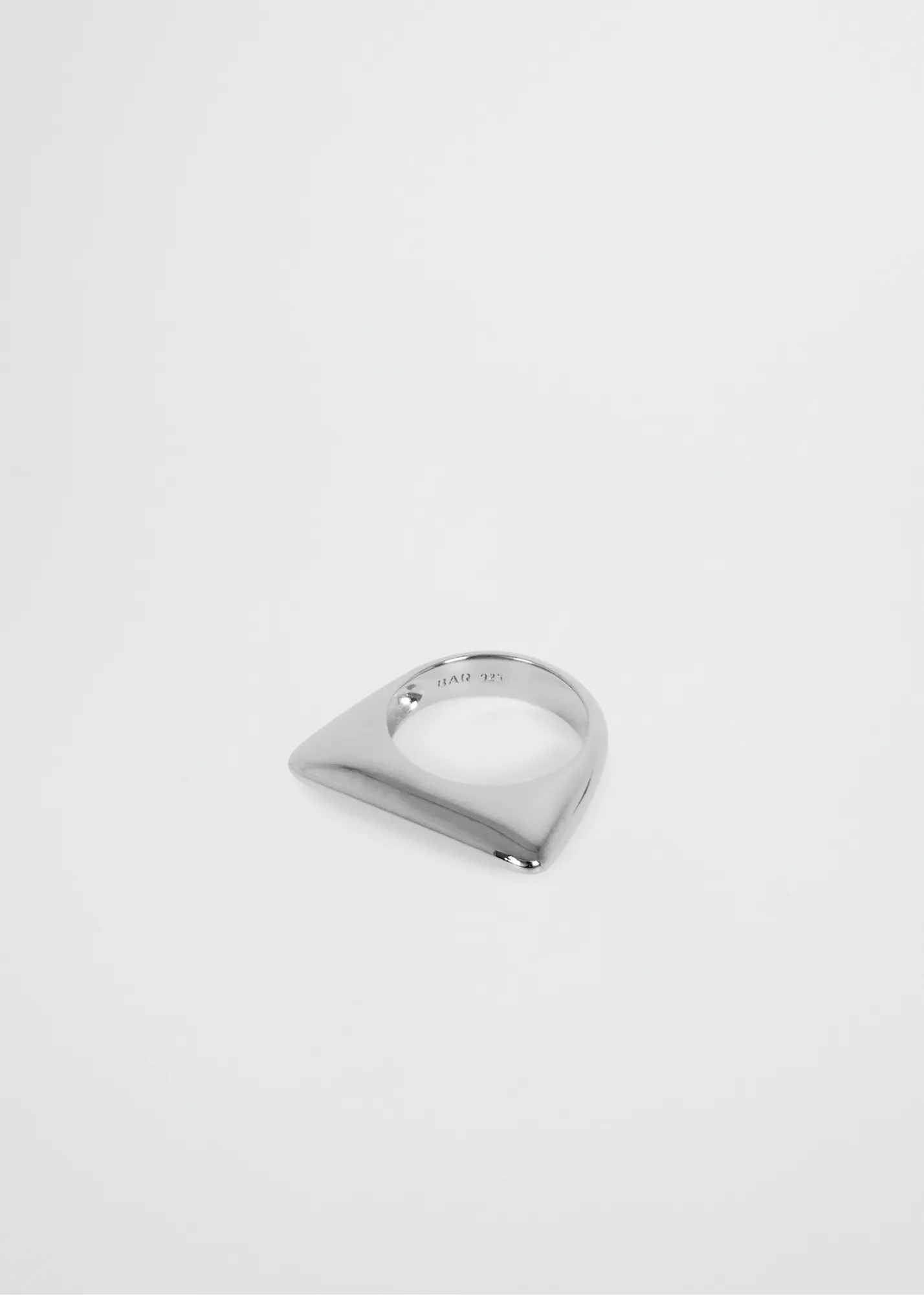BAR Jewellery Angle Ring | Silver