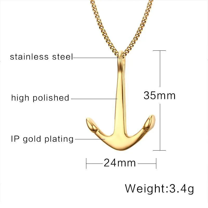 Barbados - Anchor Necklaces Pendants