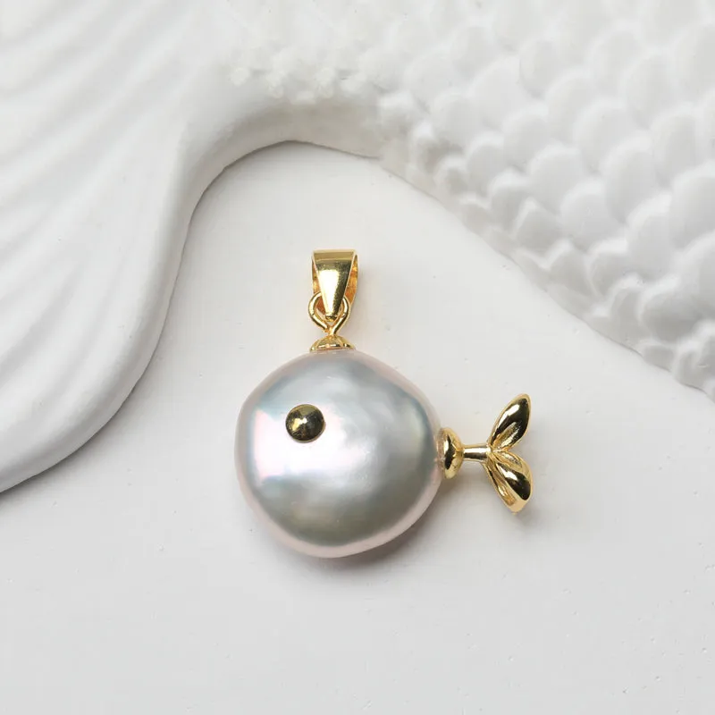 Baroque Pearl Fish Necklaces