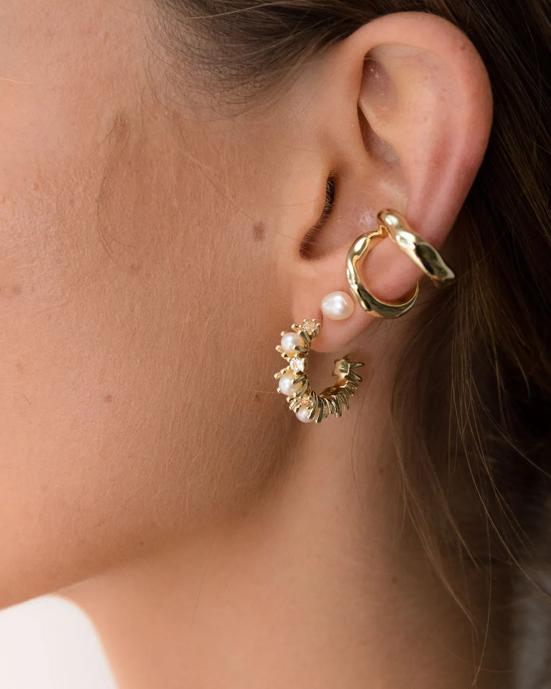 Baroque Pearl Studs