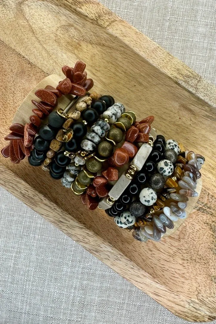 Beljoy Dark Neutrals Bracelet Collection